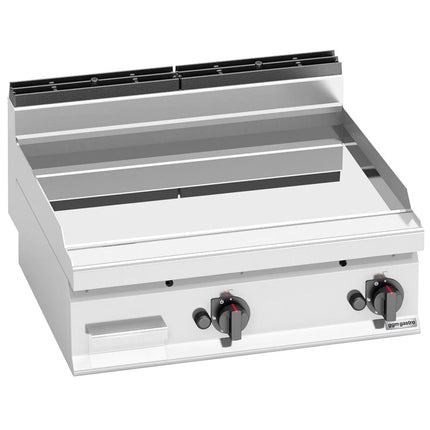 GGM Gastro Commercial Gas Griddle - 13.8kW - Smooth Plate - Cooking area: 795x500mm