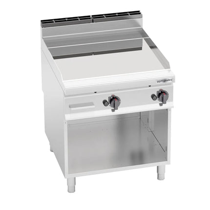 GGM Gastro Commercial Gas Griddle - 20.0kW - Smooth Plate - Cooking area: 796x667mm - on Stand