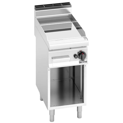 GGM Gastro Commercial Gas Griddle - 6.9kW - Smooth Plate - Cooking area: 395x500mm - on Stand
