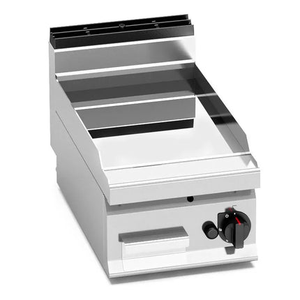GGM Gastro Commercial Gas Griddle - 6.9kW - Smooth Plate - Cooking area: 400x700mm