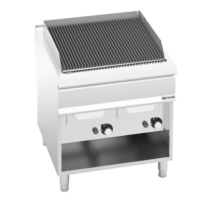 GGM Gastro Commercial Gas Water Grill Paolo 900 Series - 24kW - Freestanding - with Leg Stand - 900mm Deep