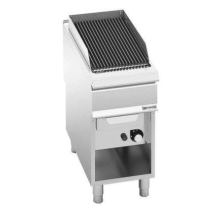 GGM Gastro Commercial Gas Water Grill Paolo 900 Series - 400mm - Freestanding - with Leg Stand - 900mm Deep - 12kW