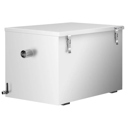 GGM Gastro Commercial Grease Trap - 132L - with solids basket 52L - for up to 200 covers/day - 25L/min