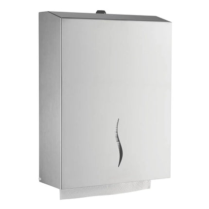 GGM Gastro Commercial Hand Towel Dispenser - holds up to 800 towels - Stainless Steel