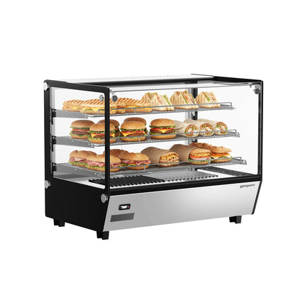 GGM Gastro Commercial Heated Display Cabinet - 880mm - 1.5kW - with 3 shelves