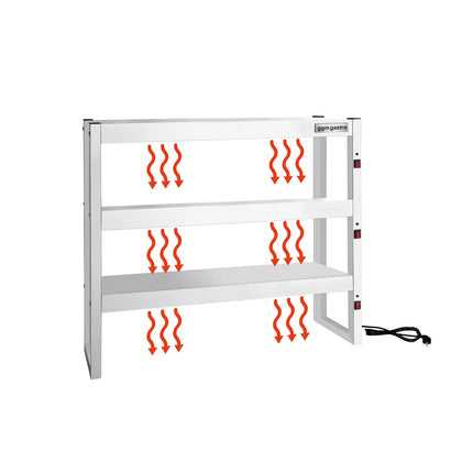 GGM Gastro Commercial Heated Gantry - 900x300mm - 1.08kW - 3 Tier