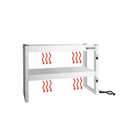 GGM Gastro Commercial Heated Gantry - 900x300mm - 720W - 2 Tier