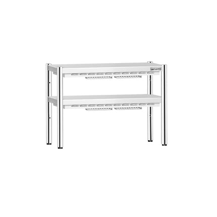 GGM Gastro Commercial Heated Gantry PREMIUM with 2 Ceramic Heaters - 1000x370mm - 2x 700W - 2 Tier - height-adjustable