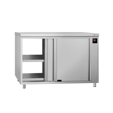 GGM Gastro Commercial Hot Cupboard ECO - 1000x700mm - with pass-through & sliding doors - digital