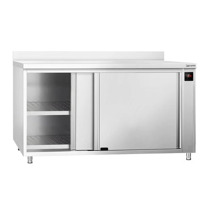 GGM Gastro Commercial Hot Cupboard PREMIUM – 1800 × 700 mm – with Upstand & Sliding Doors – Digital