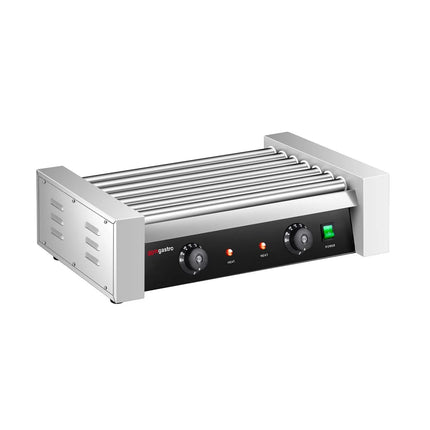 GGM Gastro Commercial Hot Dog Roller Grill - 7 Rollers