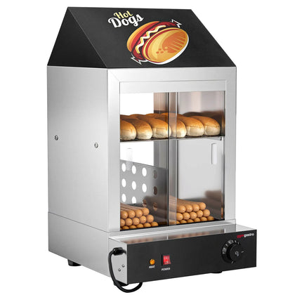 GGM Gastro Commercial Hot Dog Steamer - 1.2kW - 2-Tier
