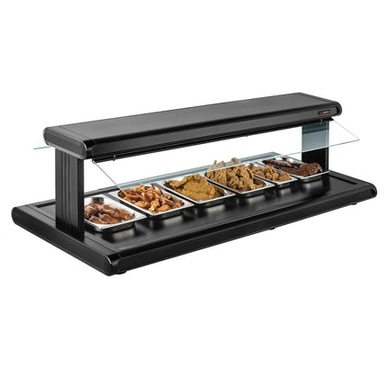GGM Gastro Commercial Hot Plate - 1528mm - 1.26 kW - with Toughened Glass Sneeze Screen