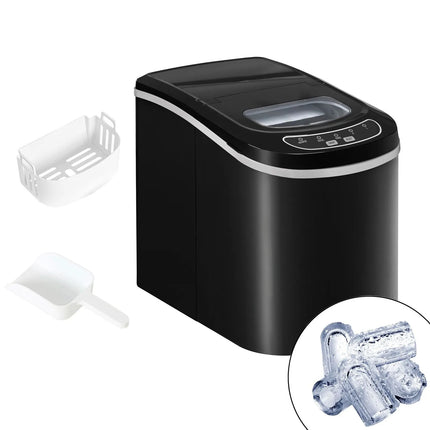 GGM Gastro Commercial Ice Machine - Bullet - 12 kg/24 h - Black matt