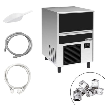 GGM Gastro Commercial Ice Machine - Bullet - 32 kg/24 h - with Drain Pump