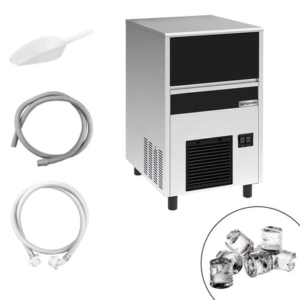 GGM Gastro Commercial Ice Machine - Bullet - 47 kg/24 h - with Drain Pump