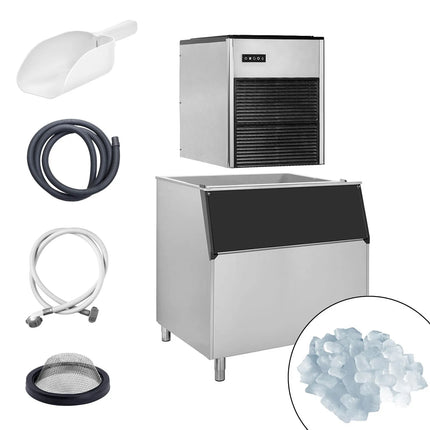 GGM Gastro Commercial Ice Machine - Nugget - 335 kg/24 h - incl. ice storage container