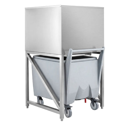 GGM Gastro Commercial Ice Storage Bin - 250kg - incl. Transport Trolley - for ice makers EWI212VHN, EWI403VHN, EWMI335, FEI220 & FEI220N