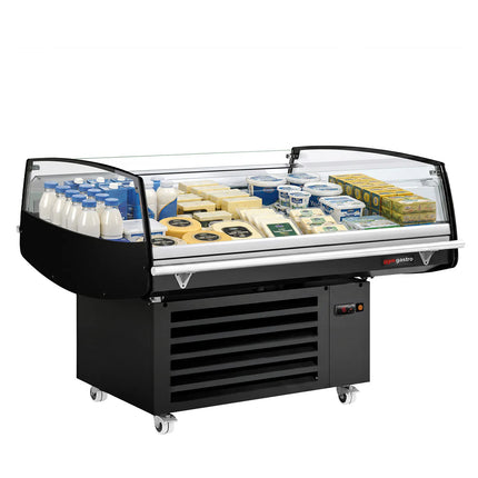 GGM Gastro Commercial Island Chiller - 1250x1058x1441mm - 230 Litres – tiltable display surface