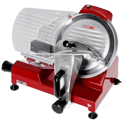 GGM Gastro Commercial Meat Slicer - 150W - Blade 250mm - Red