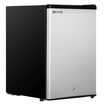 GGM Gastro Commercial Mini Freezer - 440mm - 60L - with 1 door & lock & reversible hinges - Black