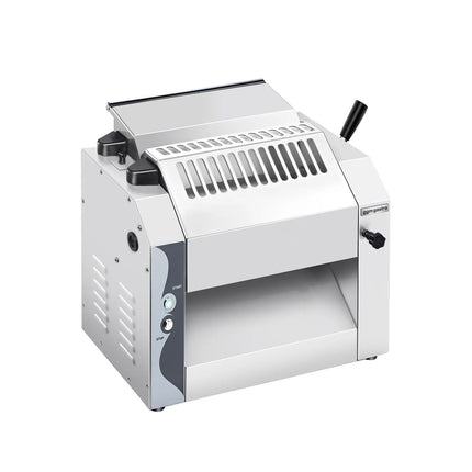 GGM Gastro Commercial Pizza Dough Roller - for 250mm pasta and pizza dough - 270W - Dough thickness 0 to 10mm
