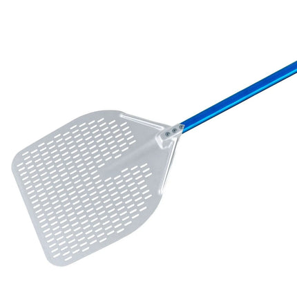 GGM Gastro Commercial Pizza Peel AZZURRA - Aluminium - 450x450mm - Length:150cm - perforated
