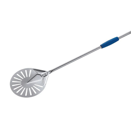 GGM Gastro Commercial Pizza Peel AZZURRA - Stainless Steel - 230x230mm - Length:150cm - perforated