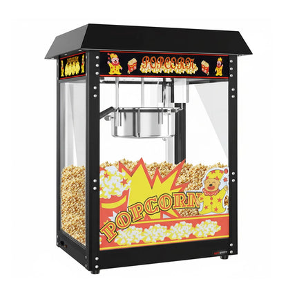 GGM Gastro Commercial Popcorn Machine - 1.5kW - 5kg/h - with 1 kettle - Black