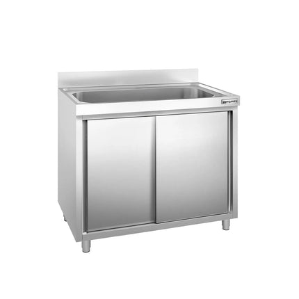 GGM Gastro Commercial Sink Cabinet PREMIUM - 1000x700mm - 1 bowl
