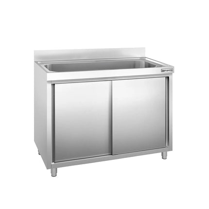 GGM Gastro Commercial Sink Cabinet PREMIUM - 1200x700mm - with 1 bowl