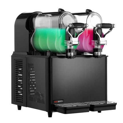 GGM Gastro Commercial Slush Machine - 2x 3L - 430W - Black