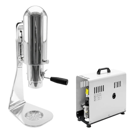 GGM Gastro Commercial Spaghetti Ice Cream Press UNICA - with Ribbon Pasta shaper with cover