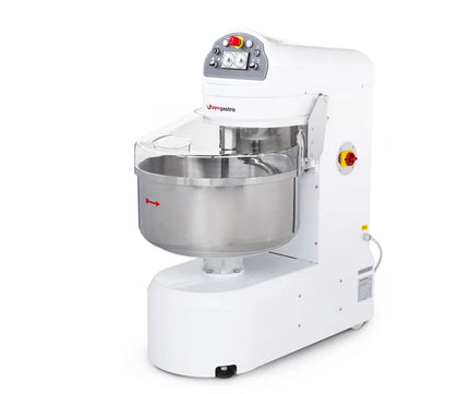 GGM Gastro Commercial Spiral Dough Mixer - 117L / 60kg - Twin Speed - Fixed Head & Bowl - with Timer - 400V 3‑Phase - For Pizza & Bread Dough