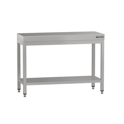 GGM Gastro Commercial Stainless Steel Centre Table ECO - 1000x700mm - with Undershelf