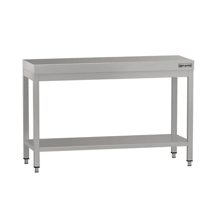 GGM Gastro Commercial Stainless Steel Centre Table ECO - 1200x600mm - with Undershelf