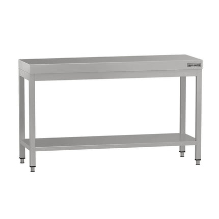 GGM Gastro Commercial Stainless Steel Centre Table ECO - 1400x600mm - with Undershelf