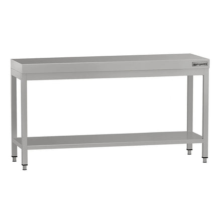 GGM Gastro Commercial Stainless Steel Centre Table ECO - 1800x700mm - with Undershelf