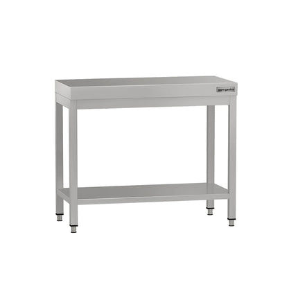GGM Gastro Commercial Stainless Steel Centre Table ECO - 800x600mm - with Undershelf
