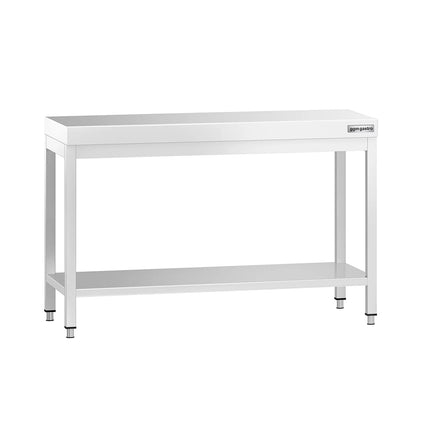 GGM Gastro Commercial Stainless Steel Centre Table PREMIUM - 1200x600mm - with Undershelf