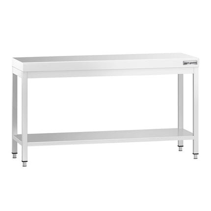 GGM Gastro Commercial Stainless Steel Centre Table PREMIUM - 1600x600mm - with Undershelf