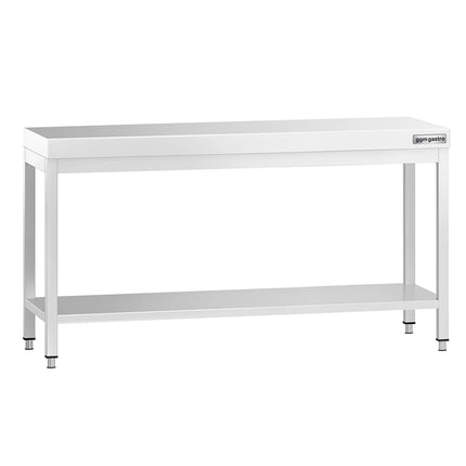 GGM Gastro Commercial Stainless Steel Centre Table PREMIUM - 1800x600mm - with Undershelf - with Cross Bracing