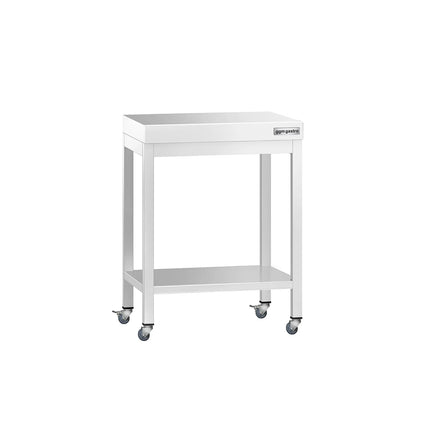 GGM Gastro Commercial Stainless Steel Centre Table PREMIUM - 600x600mm - with Undershelf
