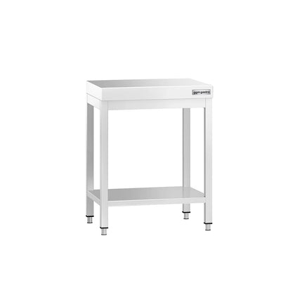 GGM Gastro Commercial Stainless Steel Centre Table PREMIUM - 600x700mm - with Undershelf