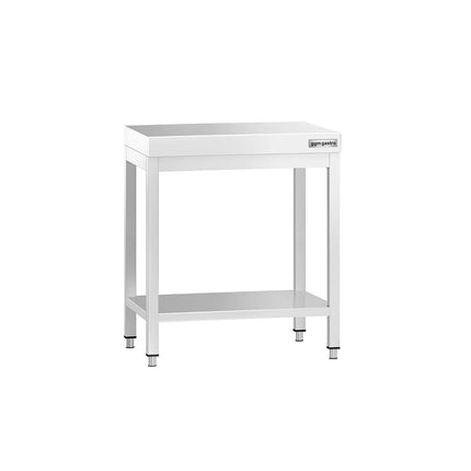 GGM Gastro Commercial Stainless Steel Centre Table PREMIUM - 700x600mm - with Undershelf