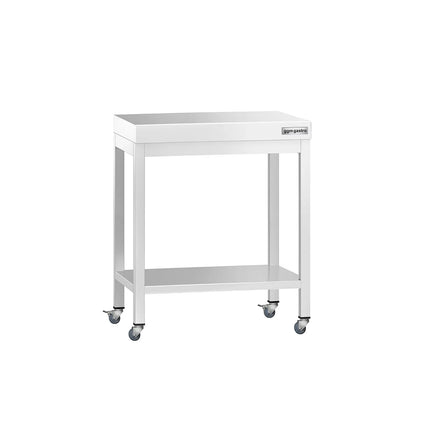 GGM Gastro Commercial Stainless Steel Centre Table PREMIUM - 700x700mm - with Undershelf