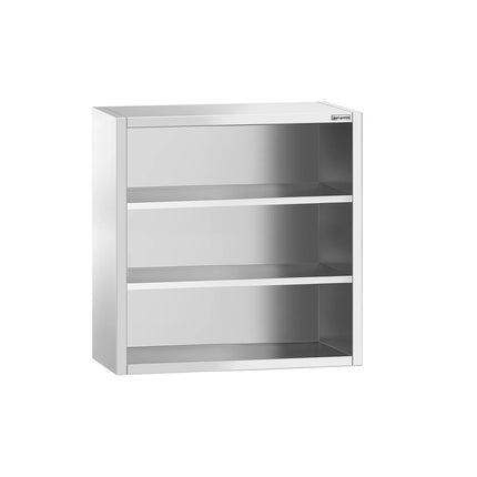 GGM Gastro Commercial Stainless Steel Wall Cabinet / Kitchen Cupboard PREMIUM - 800x400x1000mm - Open Front