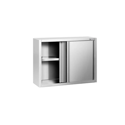 GGM Gastro Commercial Stainless Steel Wall Cabinet / Kitchen Cupboard PREMIUM - 1000x400x800mm - with Sliding Doors