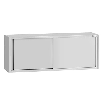 GGM Gastro Commercial Stainless Steel Wall Cupboard ECO - 2000x400x650mm - with Sliding Doors