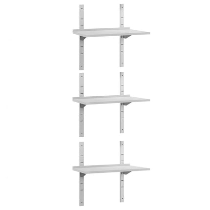 GGM Gastro Commercial Stainless Steel Wall Shelf ECO - 1000x300mm - 3 Tiers